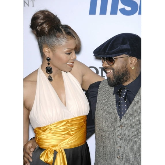 Janet Jackson, Jermaine Dupri At Arrivals For Pre
