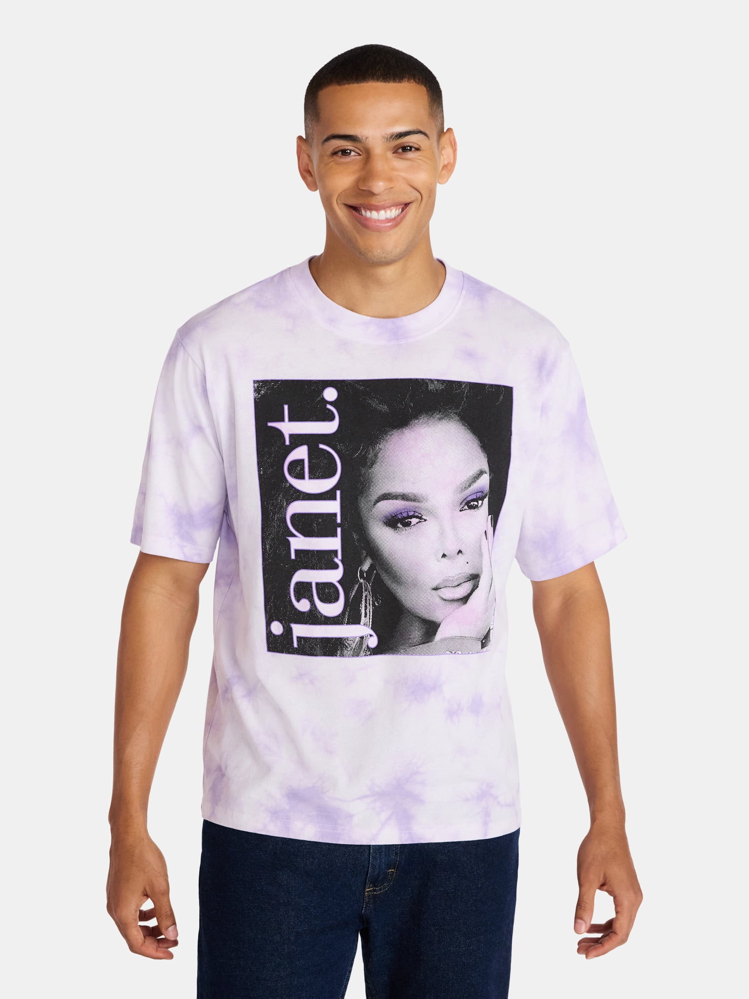 Janet Jackson Oversized Boxy Fit Pride Graphic Tee Shirt, Men's