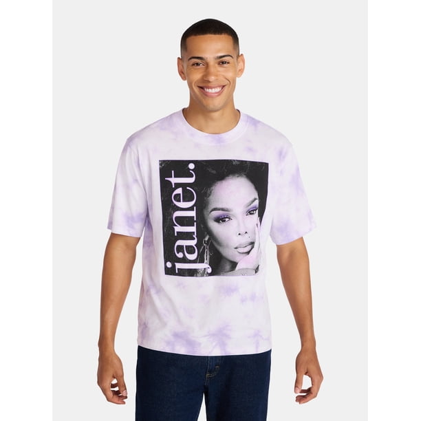 Janet Jackson Oversized Boxy Fit Pride Graphic Tee Shirt, Men's