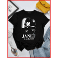 thumbnail image 1 of Janet Jackson Rhythm Nation Velvet Tour Pop R&B Star Unisex T-Shirt V60812, S-5XL, 1 of 2
