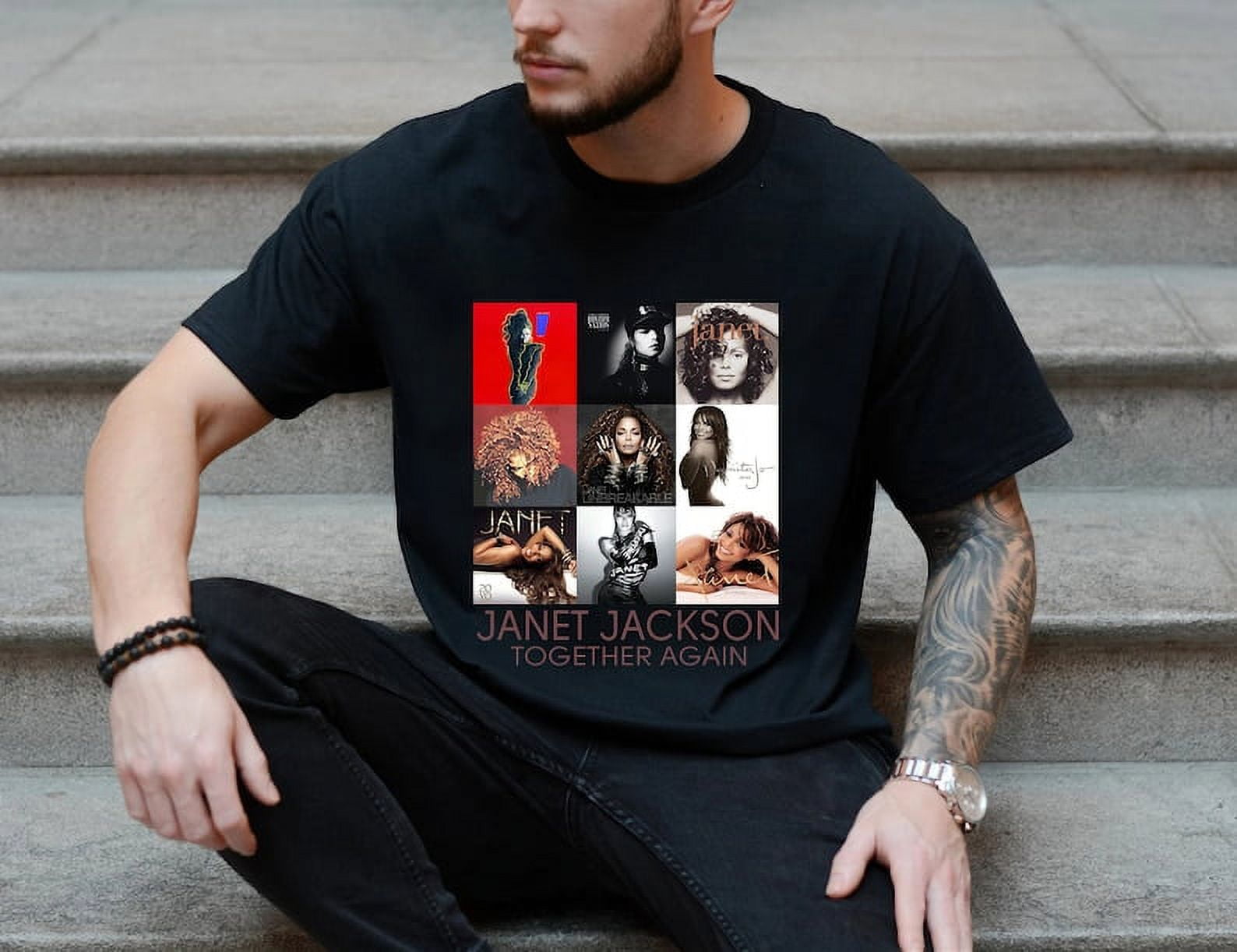 レア Janet Jackson Tee XL ジャネット ジャクソン Tシャツ Janet Jackson ジャネット・ジャクソン ロンT XL 新品未使用 Janet