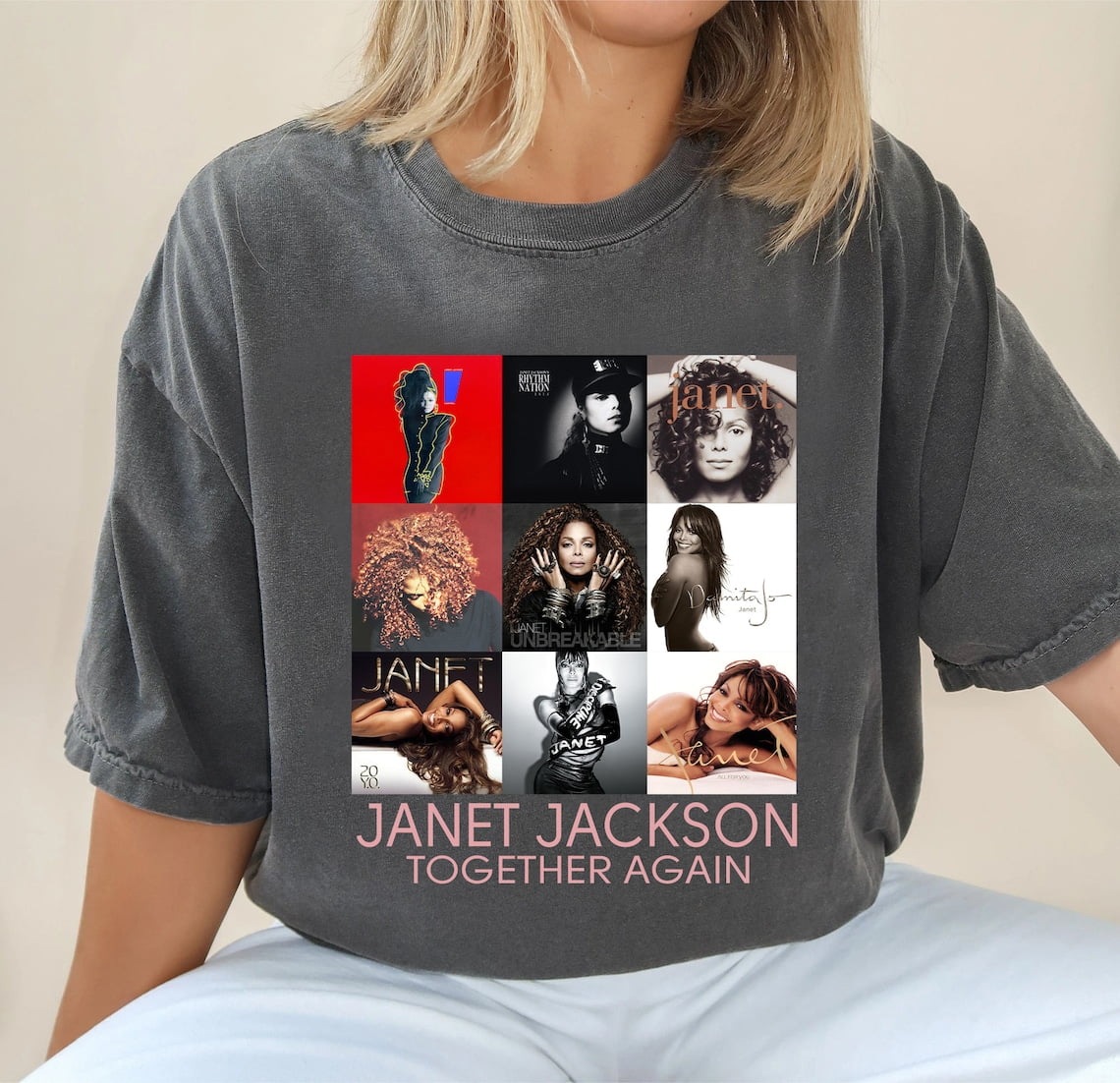 Janet Jackson Shirt, Janet Jackson Together Again Tour T-Shirt 