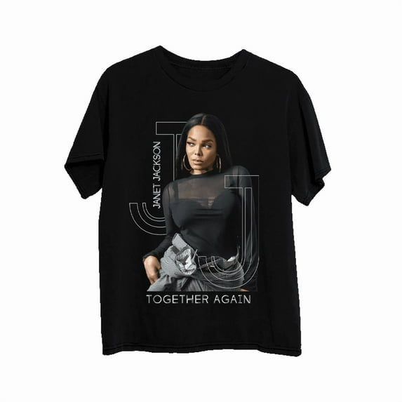 Janet Jackson Together Again Tour Shirt, Vintage Concert Graphic Tee