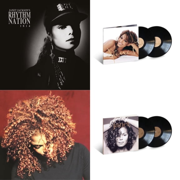 Janet Jackson's Rhythm Nation 1814 (2 LP) & All For You (2 LP) & Velvet Rope (2LP) & Janet. (2 LP)