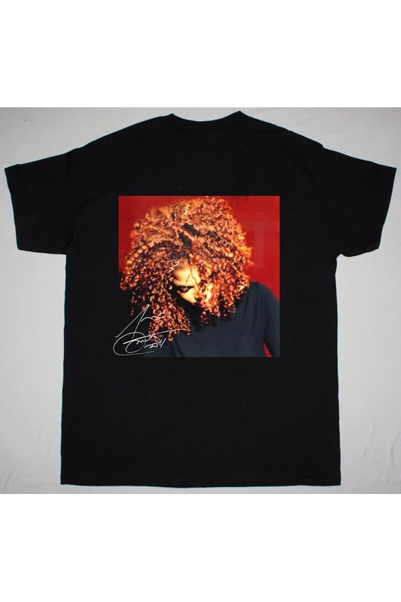 Janet Jacksons The Velvet Rope Shirt Black All Size Cotton T-Shirt