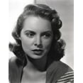thumbnail image 1 of Janet Leigh Posed in Grey Linen V-Neck Blouse with Stripe Sleeves Photo Print (8 x 10), 1 of 1