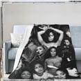 thumbnail image 1 of Janet Music Jackson Blanket Flannel Super Soft Throw Blanket Lightweight Blankets for Bed Sofa All Season Gift 60"x50", 1 of 6