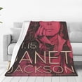 thumbnail image 1 of Janet Music Jacksson Flannel Blanket Air Conditioning Blanket Nap Blanket Sofa Throw Blanket Throw Blankets 50"X40", 1 of 6