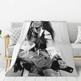 thumbnail image 1 of Janet Music Jacksson Flannel Blanket Air Conditioning Blanket Nap Blanket Sofa Throw Blanket Throw Blankets 50"X40", 1 of 5