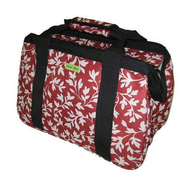 JanetBasket Red Floral Eco Bag, 18" x 10" x 12"
