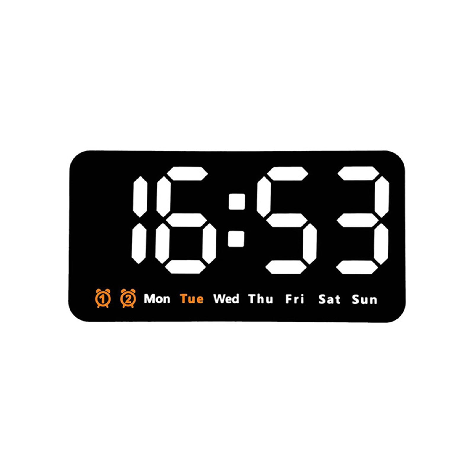 Jangslng 1 Set Digital Alarm Clock with Temperature Display Battery