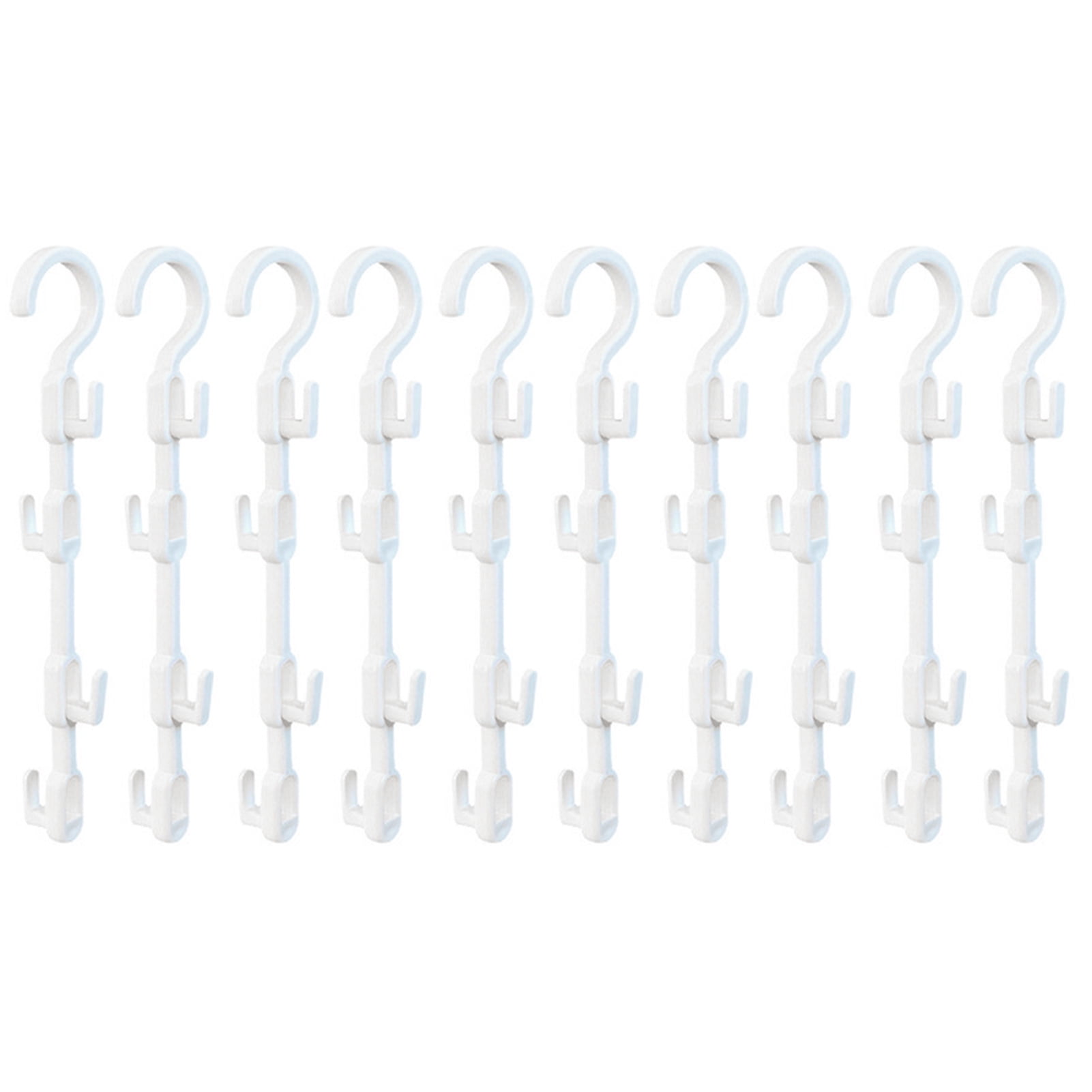 Jangslng 10Pcs Closet Organizers Clothes Hangers Strong Loadbearing