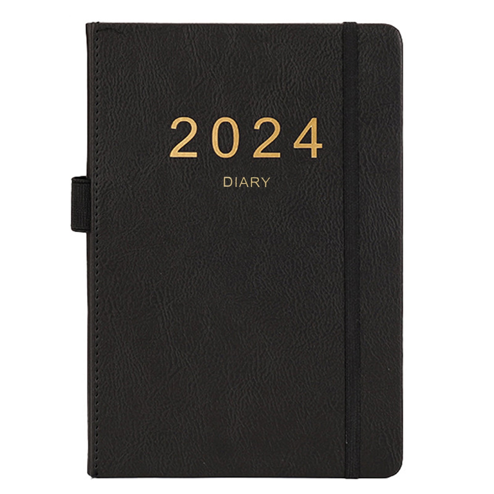 Jangslng 2024 Daily Planner Notebook Smooth Writing Paper Soft Cover