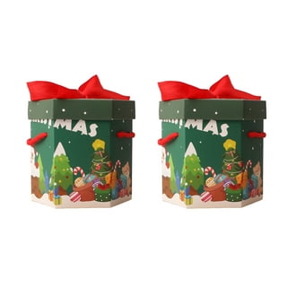3pcs Christmas Nesting Gift Boxes with Lid Christmas Eve Box Xmas Nested  Box Set 3 Pack Empty Advent Calendar Candy Box - AliExpress