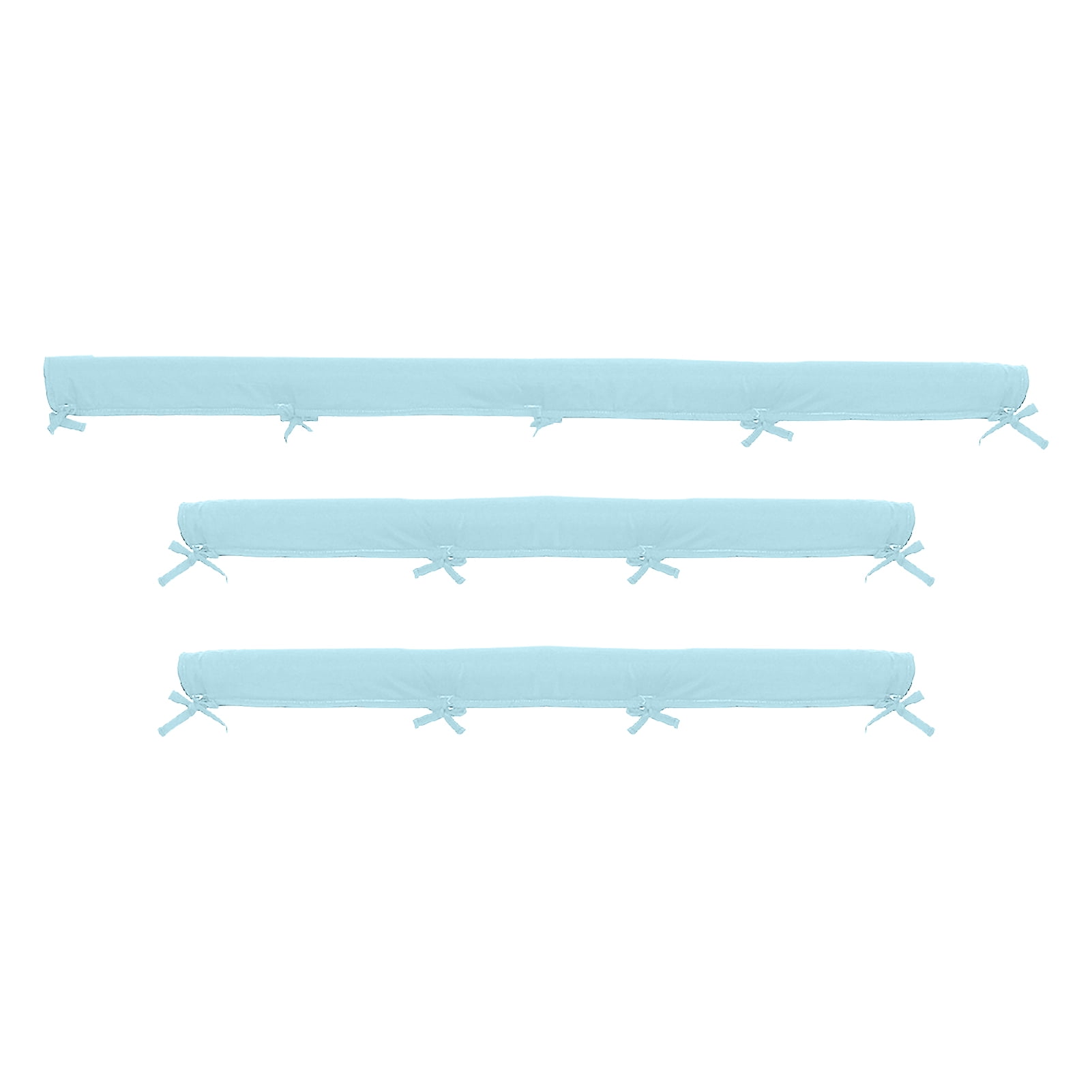 Jangslng 3 Piece Crib Bumpers Pads Soft BiteProof Safe Teething