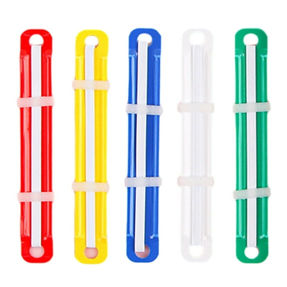Paper Clip 50pcs Binding Buckle 2-hole Binder Clips for Quick Secure Binding of Loose-leaf Documents