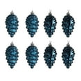 thumbnail image 1 of JANGSLNG 8Pcs Pine Cone Pendants with Lanyard Sparkling Bright Color Shatterproof Christmas Tree Ornaments Photo Props, 1 of 8