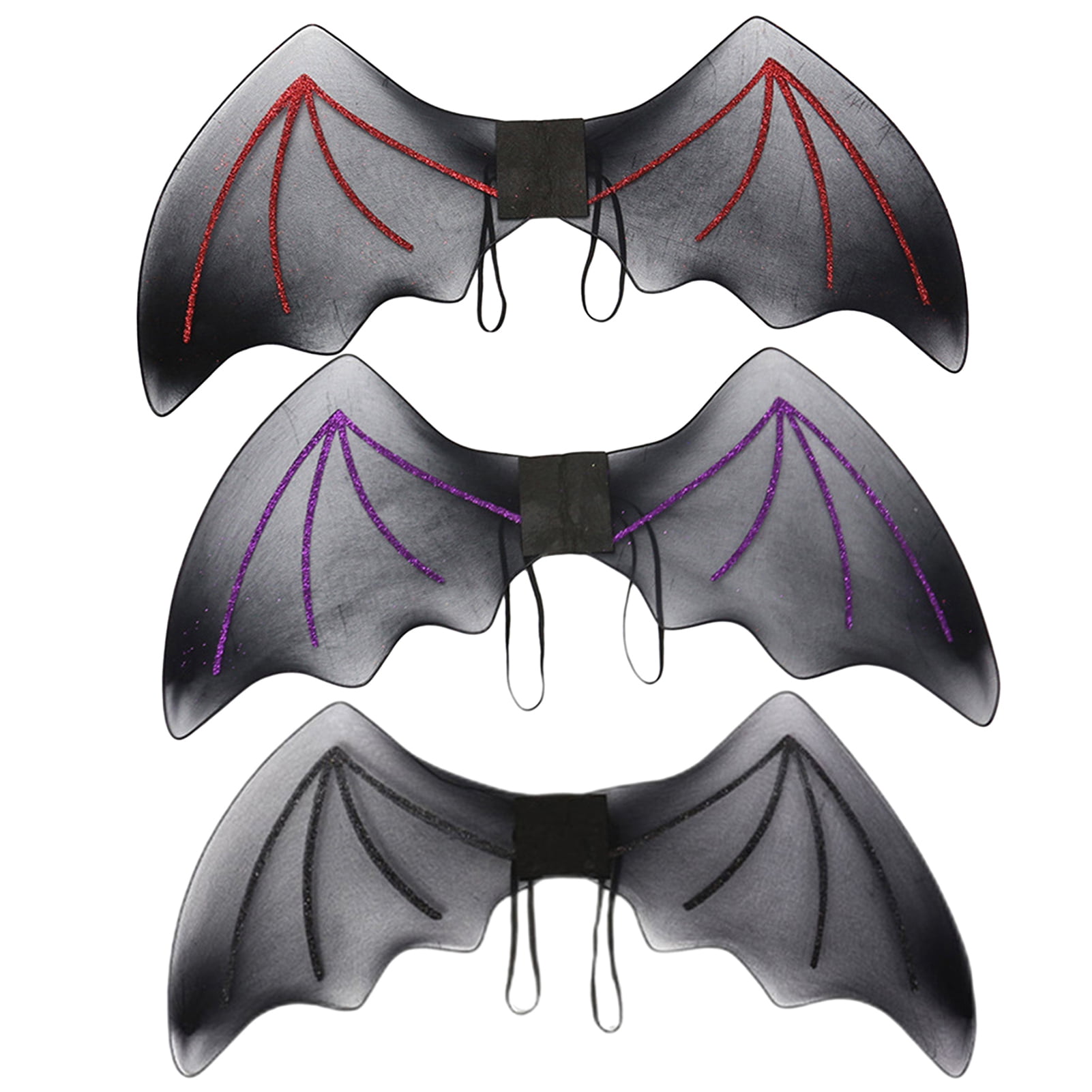 Jangslng Black Wings Bat Devil Cosplay Wings Halloween Costume Wings