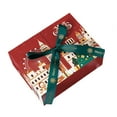 thumbnail image 1 of Jangslng Christmas Gift Box Bowknots Decor Double Door Design Gift Packaging Box for Party Festive Decoration, 1 of 7