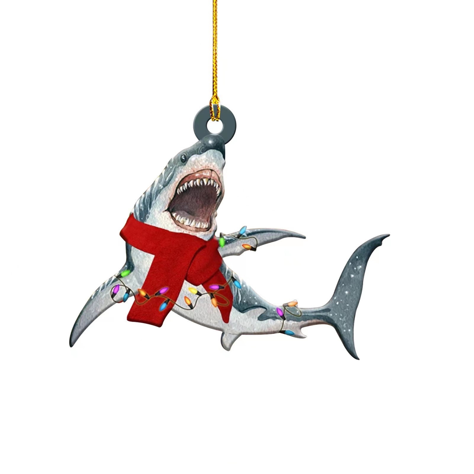 Jangslng Christmas Shark Pendant Lightweight Creative Christmas Tree ...