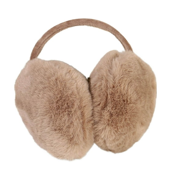 Jangslng Ear Muff Thick Lightweight Fuzzy Anti-deformation Ear Warmer for Outdoor