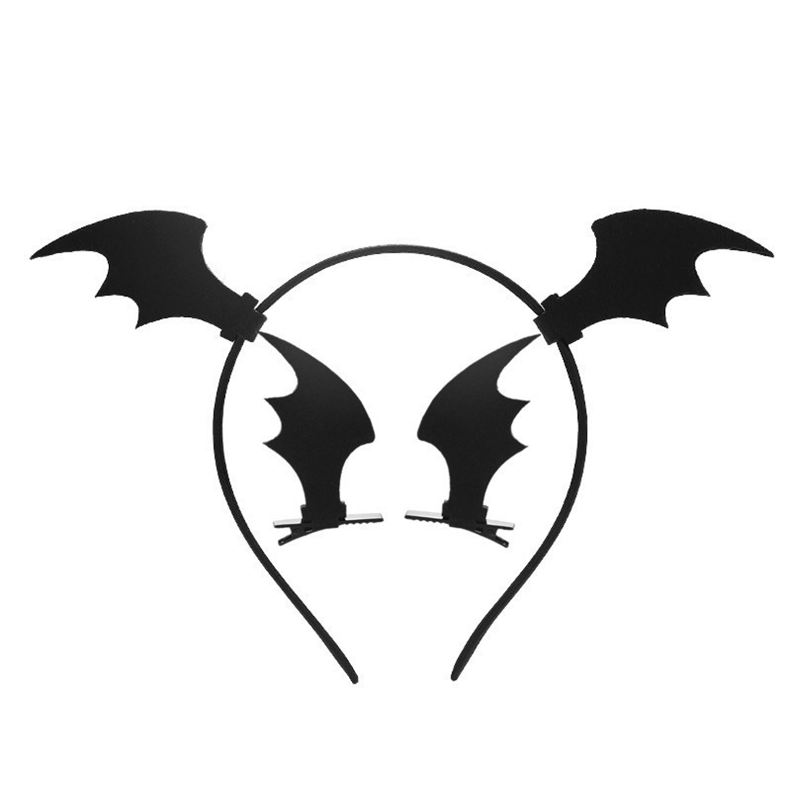 Jangslng Halloween Bat Wings Headgear Hairpin Cosplay Multifunctional