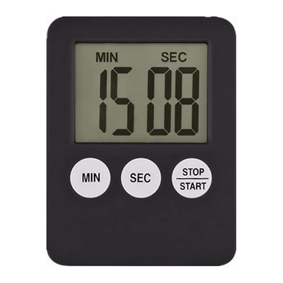 Jangslng Magnetic Square LCD Digital Timer Kitchen Cooking Countdown Alarm Clock Tools