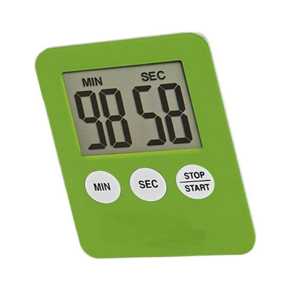 JANGSLNG Magnetic Square LCD Digital Timer Kitchen Cooking Countdown Alarm Clock Tools