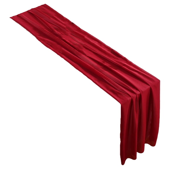 Jangslng Solid Color Table Runner Elegant Romantic Sheer Tulle Long Rectangle Machine Washable Wedding Bridal Shower Party Dining Table Cover Kitchen Supplies