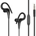 thumbnail image 1 of Jangslng Wired Earphone Sensitive Noise Reduction Comfortable 3.5mm Stereo Ear Hook Earbud for Calling, 1 of 8