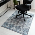 thumbnail image 1 of Jani  36" x 48" 1/2" Rug'd Chair Mat Tromso Blue & Gray, 1 of 5