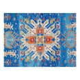 thumbnail image 1 of Jani  36" x 48" 1/4" Rug'd Chair Mat Las Cruces Blue & Orange, 1 of 5
