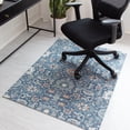 thumbnail image 1 of Jani  40" x 54" 1/4" Rug'd Chair Mat Alta Blue & Ivory, 1 of 5