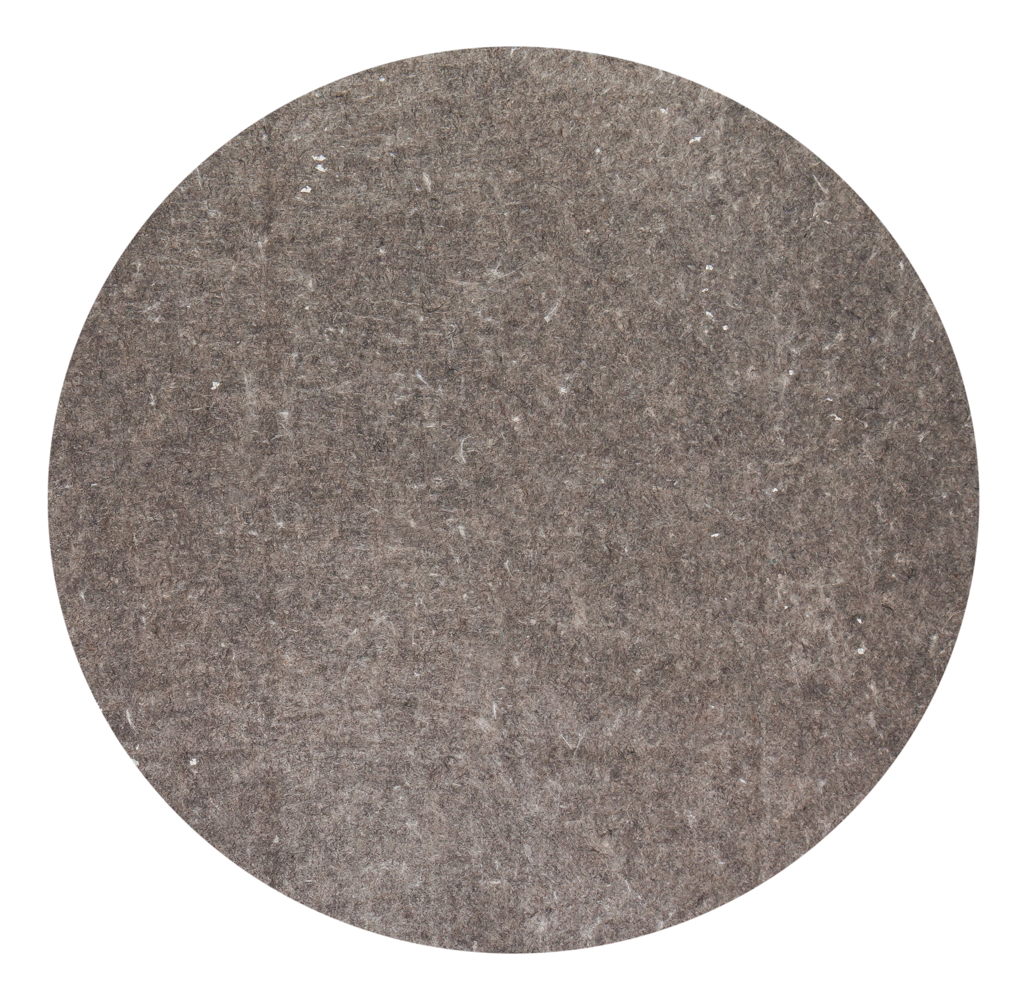 Round Gray Reversible Premium All-Surface Rug Pad