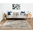 thumbnail image 1 of Jani  Zora Distressed Grey Jute-blend Rug 4' Round Oriental, Medallion, Geometric 4' Round Entryway, Living Room, Dining Room Round Braided, 1 of 5