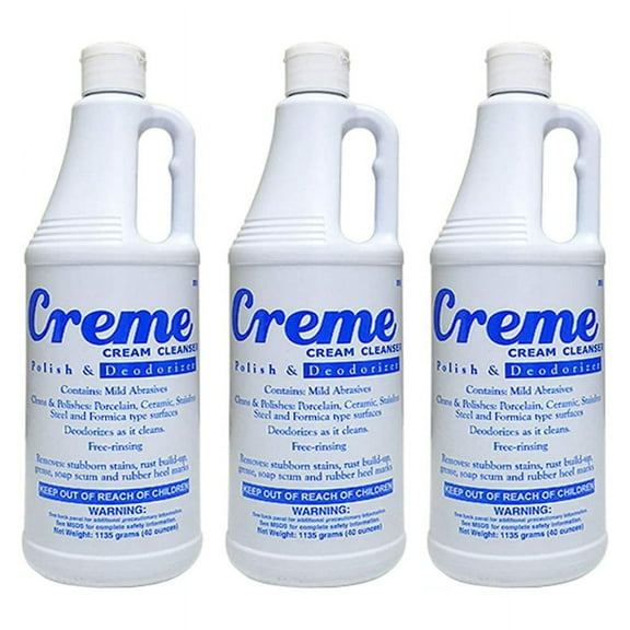 JaniLink Premium CREME Multi-Purpose Polish For Hard Stain Qt [SET OF 3]