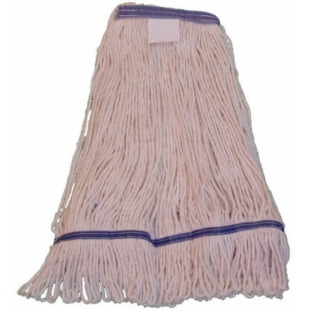 JaniMop Looped End Wet Mop, Narrow Band, Large, 1 Each