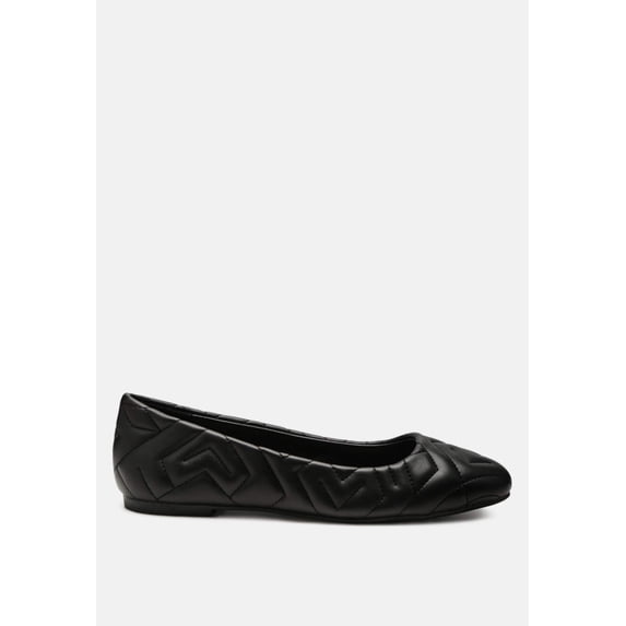 Janice Quilted Ballerina Flats