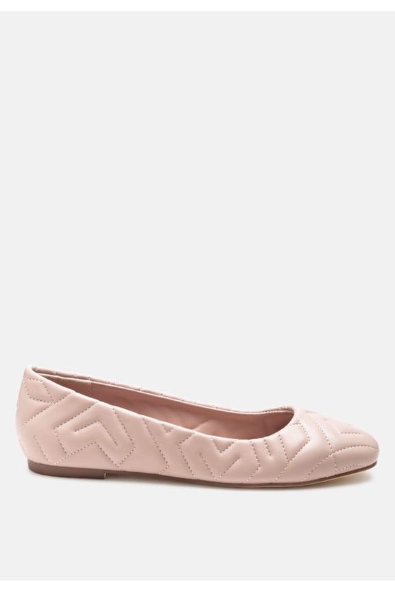 Janice Quilted Ballerina Flats