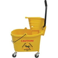 Janico 1010 CPC Mop Bucket & Sidepress - Plastic