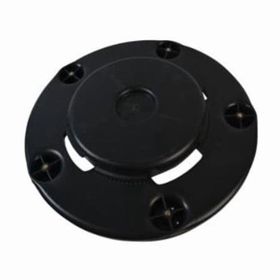 Janico 1035 NJ Garbage Can Dolly with Molded Casters Polypropylene, Black