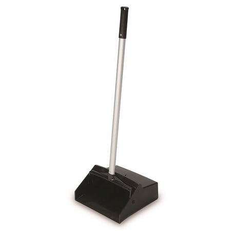 Janico 1085 PEC Black Plastic Lobby Dust Pan