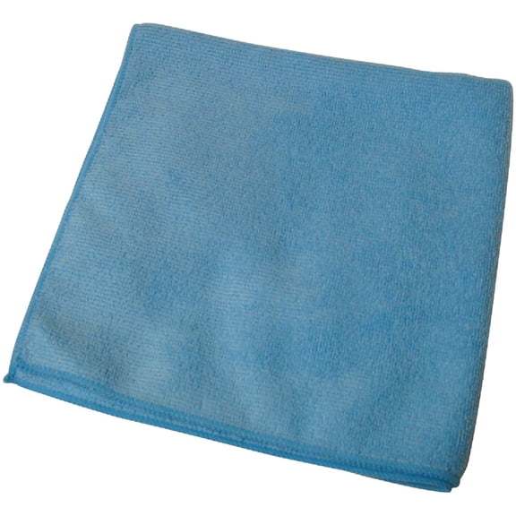 Janico Manufacturing Impact Blue Microfiber Cloth - Pack of 8