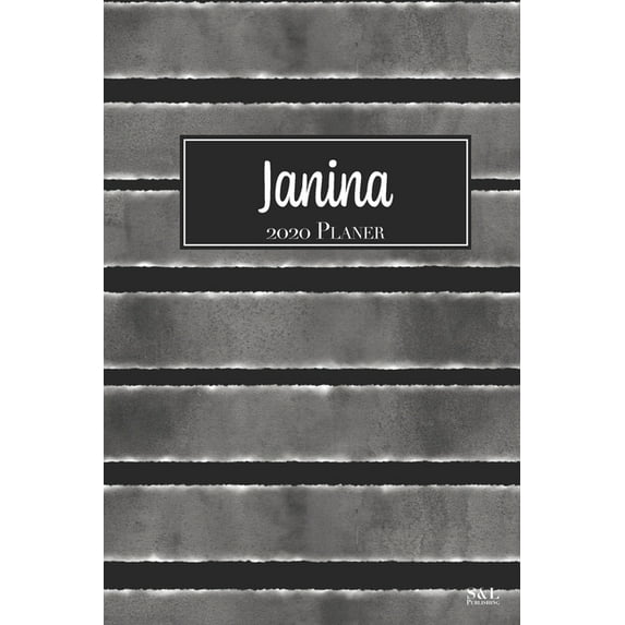 Janina 2020 Planer : A5 Minimalistischer Kalender Terminplaner Jahreskalender Terminkalender Taschenkalender mit Wochenübersicht (Paperback)