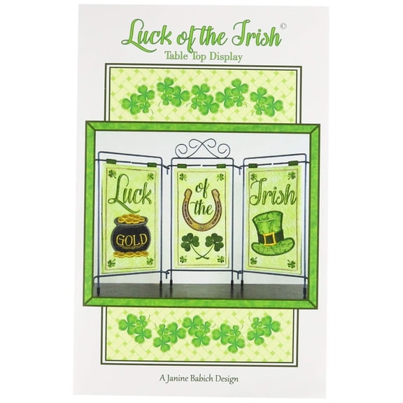 Janine Babich Designs JBDLOI CD Luck of The Irish Table Top Display Pattern