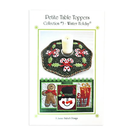 Janine Babich Designs Petite Table Toppers Collection #3 - Winter Holiday