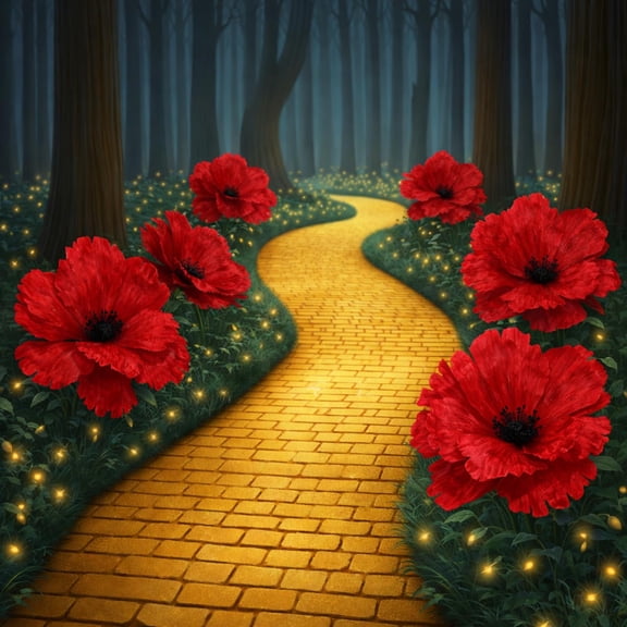 Janinka 6 Pcs 22'' 12'' Red Flowers Witch Decor Velvet Poinsettia Magnolia Artificial Flowers Decoration Artificial Poinsettia Ornaments for Wedding Backdrop Decor Bridal Shower Birthday Y101