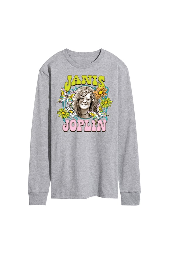 - Butterfly And Flowers - Men's Long Sleeve T-Shirt