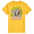 thumbnail image 1 of Janis Joplin - Butterfly And Flowers - Men's Short Sleeve Graphic T-Shirt, 1 of 5