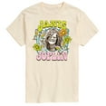 thumbnail image 1 of Janis Joplin - Butterfly And Flowers - Men's Short Sleeve Graphic T-Shirt, 1 of 5
